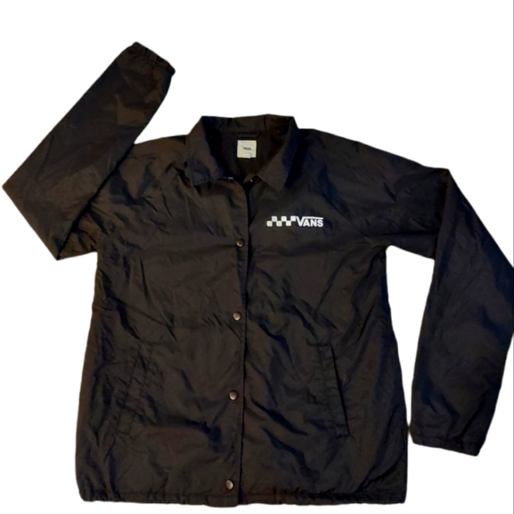 VANS Windbreaker Button Up Jacket Coat Youth Medium